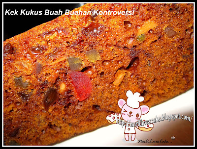 potongkek dia cntikx berburai buah buahan d dalamcolour kek