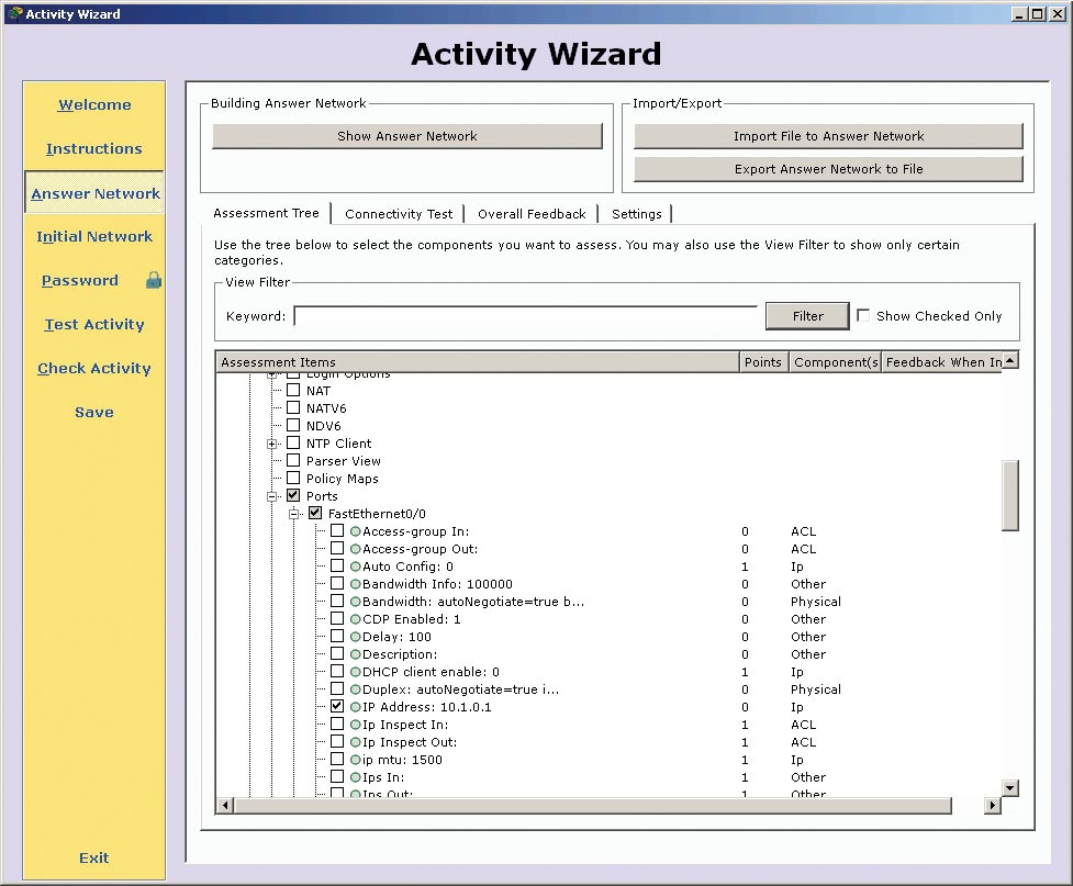 packet tracer activity wizard delete everything