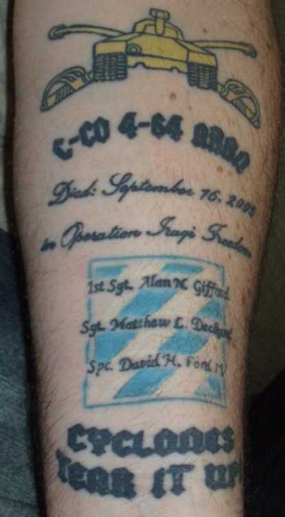 Military tattoos