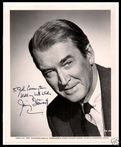 Jimmy Stewart, Autograph Collector, July 2006. Jimmy Stewart, Autograph Collector, July 2006.