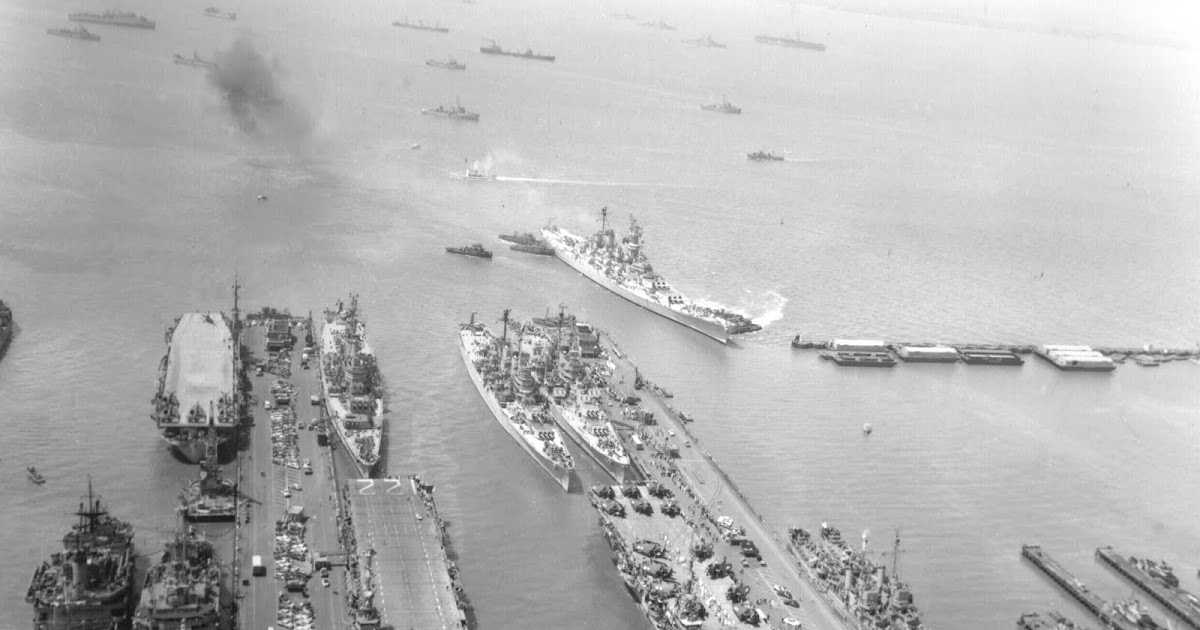 Hampton Roads Naval Museum USS Missouri at Naval Station Norfolk, 1951