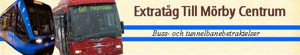 Extratåg till Mörby Centrum