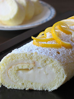 Meyer Lemon Cake Roll