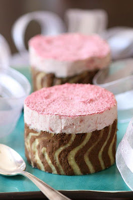 Rhubarb Mousse Cake-Copyright©Tartelette 2008