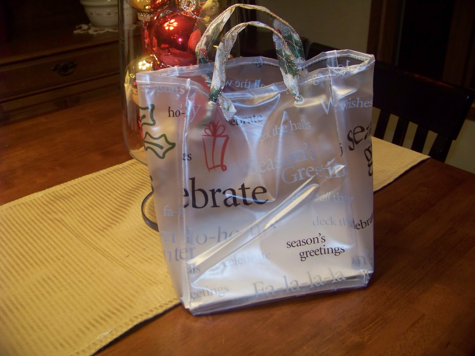 My Forever House Vinyl shower curtain gift bags