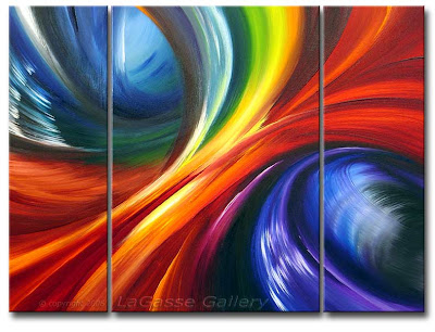 Contemporary  Gallery on Delirium    48x36 Inches   Abstract Art On Gallery Wrap Canvas
