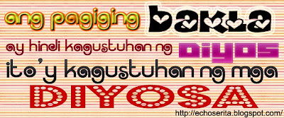 ang pagiging bakla ay hindi kagustuhan ng Diyos, ito ay kagustuhan ng mga diyosa