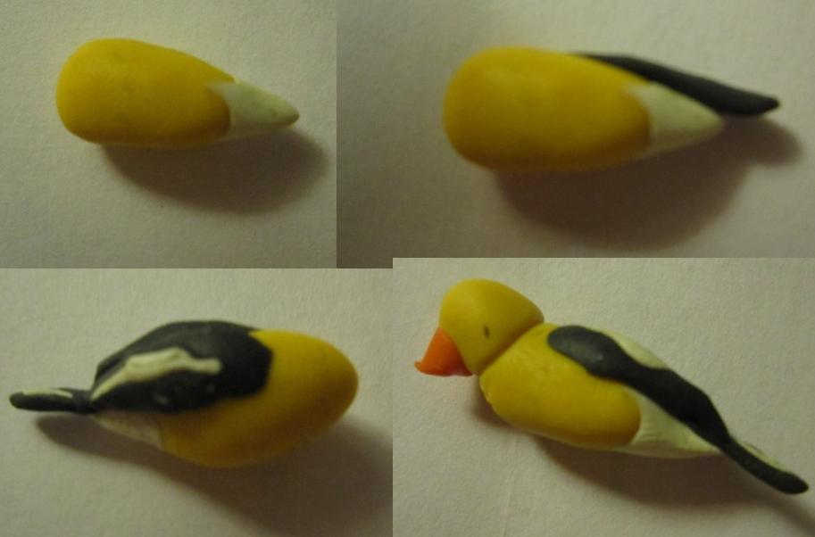 Chuck Does Art Clay Songbird toothpicks