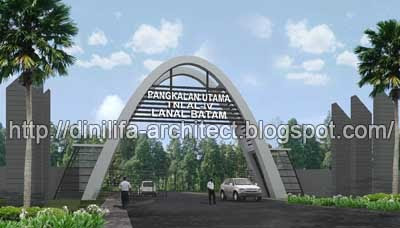 Desain Gate TNI AL, Batam