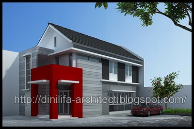 Desain Kantor plus Rumah untuk Pabrik Selep, Kepanjen - Malang