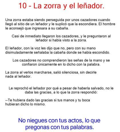 Ejemplos+De+Fabulas+Cortas PASAJES BIBLICOS DISEÑADO EN ARTE PARA DIOS: FABULA "LA ZORRA Y EL ...