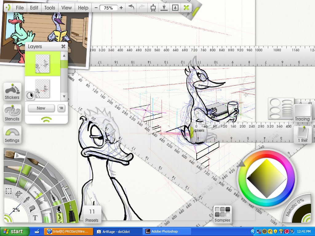 Tail o' the Rat Digital Drawing Board