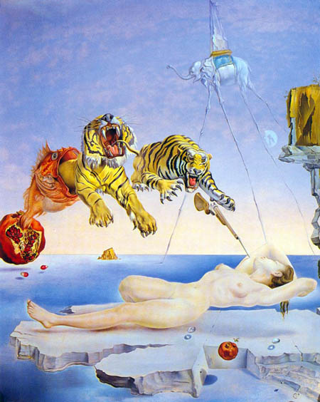 El cielo en las pinturas de Dalí