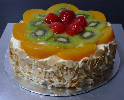 layered fruit cake