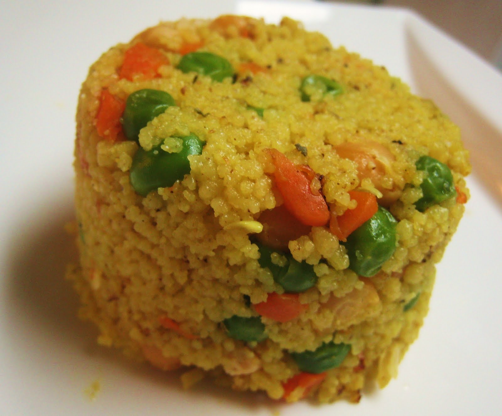 Backup Couscous with Chickpeas, Carrots, and Peas