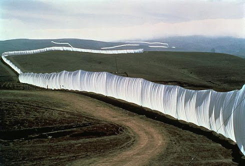 Christo and Jeanne-Claude, Running Fence, Sonoma and Marin Counties, California, 1972-76