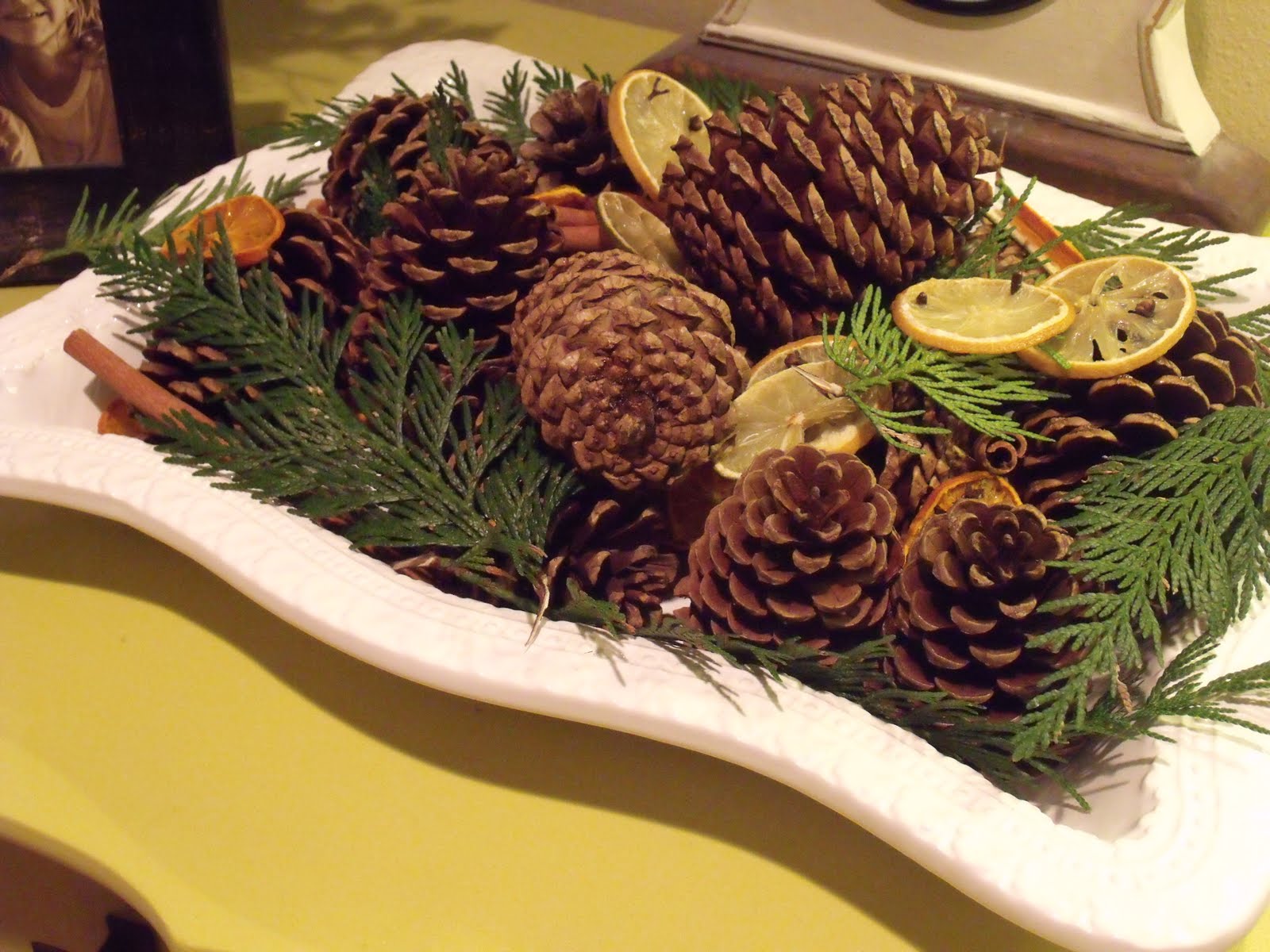 Pinecone pinecone citrus potpourri