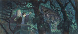 Harry Potter and the Half-Blood Prince Deluxe Edition Cover Art by Mary GrandPre