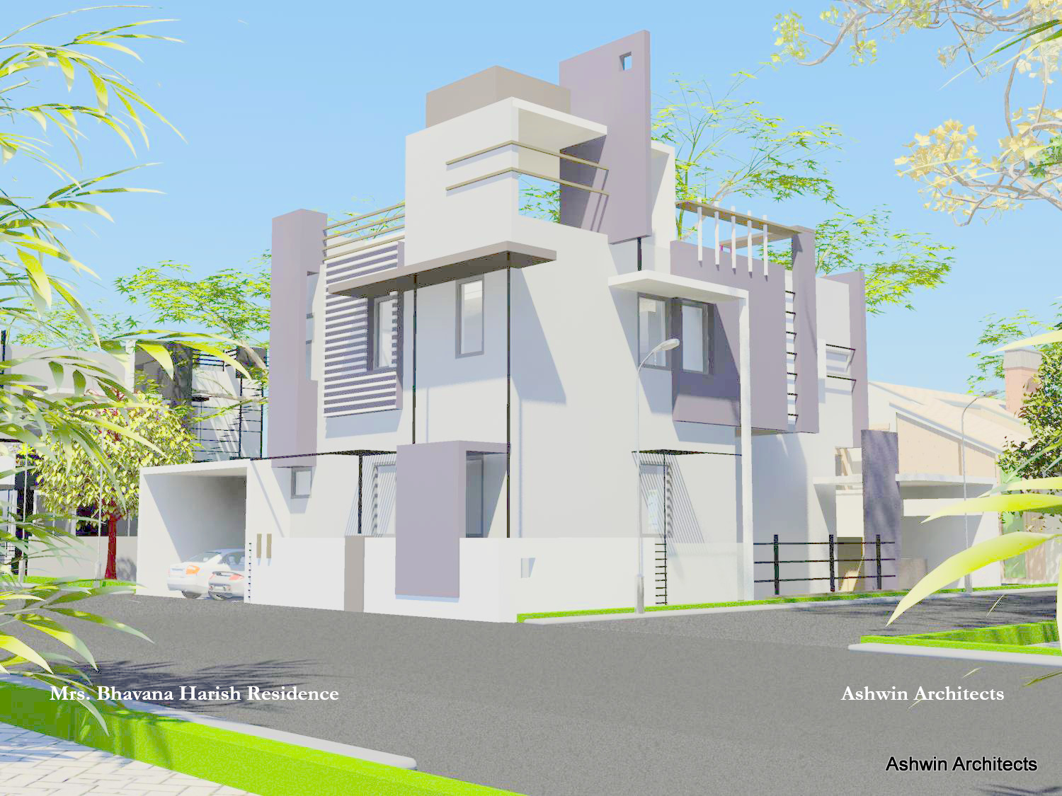 bangalore architecture exteriors of bhavana s bunglow in bangalore