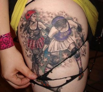 Roxy Horror Tattoo It's my best buds Maim-y Fisher (jammer from COMO) and 