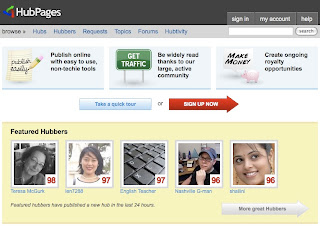 hosting free website with hubpages
