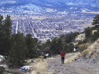Aerial view of Salida (Photo by CCRC)