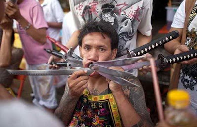 Thailand Piercing Festival Extreme And Shocking