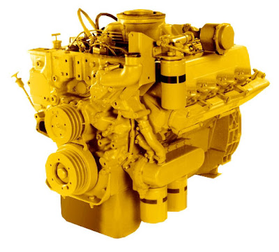 CAT 3208 Engine, Turbo Diesel, V8