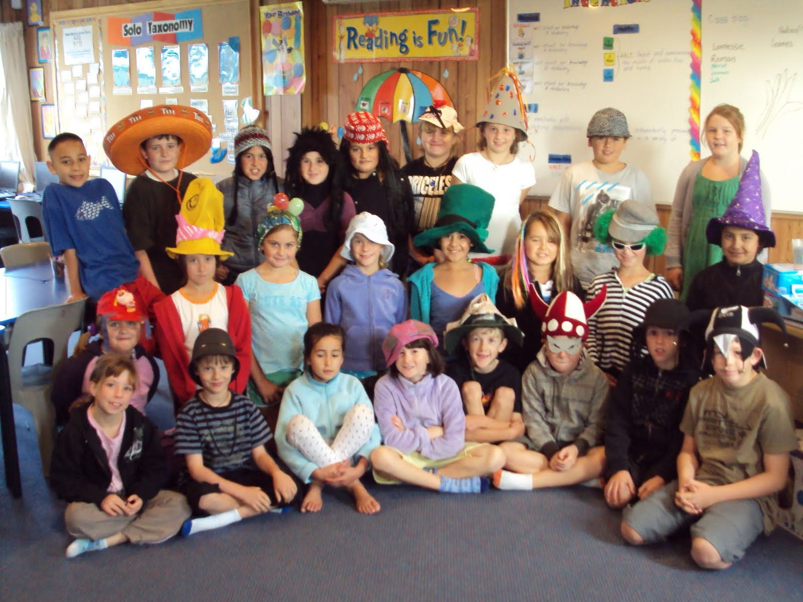 Room 3 School Hat Day