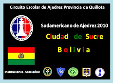 SUDAMERICANO DE AJEDREZ SUCRE BOLIVIA (01-06 DICIEMBRE 2010)