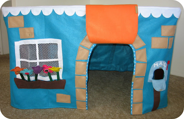 домик для детей из ткани