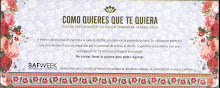 baf week como quieres