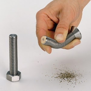 Nut Bolt and Screw Salt and Pepper Shakers Nut Bolt and Screw Salt and Pepper Shakers