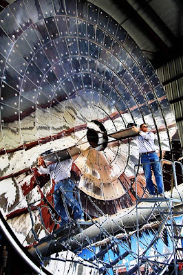 The solar furnace The solar furnace