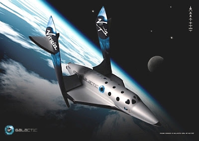 SpaceShipTwo transitions into feathering mode for its reentry SpaceShipTwo transitions into feathering mode for its reentry
