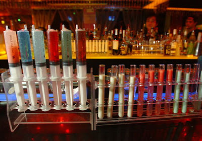 Syringes and test tubes Syringes and test tubes