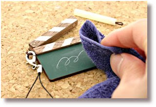 Movie clapboard cellphone strap Movie clapboard cellphone strap