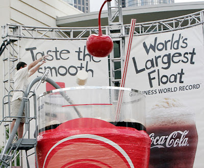 Largest ice cream float Largest ice cream float