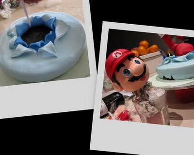 Mario Cake Mario Cake