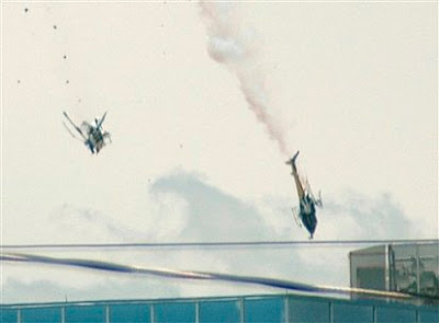 Helicopters Collide in Midair Helicopters Collide in Midair