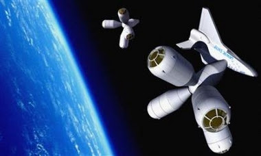 Space hotel An artist impression of the space hotel