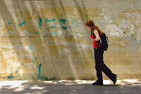 Walking A woman walking