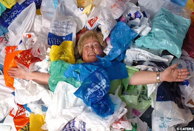 Carol Vaughan Carol Vaughan, queen of plastic bags