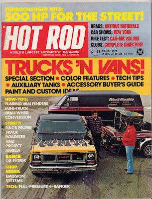 Vanderbug in August 1974 Hot Rod Magazine