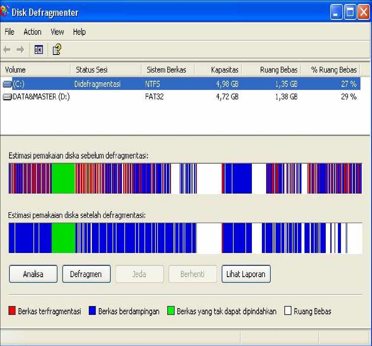 Merawat Hardisk dengan Defragmenter BangZabar Blog