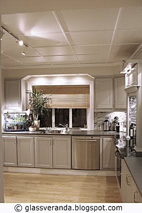 Glassveranda: kjøkken 12 m²