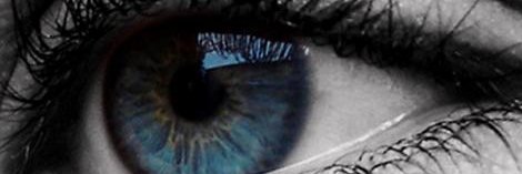 Tu eres mi espejo reflejo ojo azul como espejo