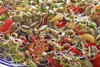 Receta germinados con frijoles germinados de frijoles