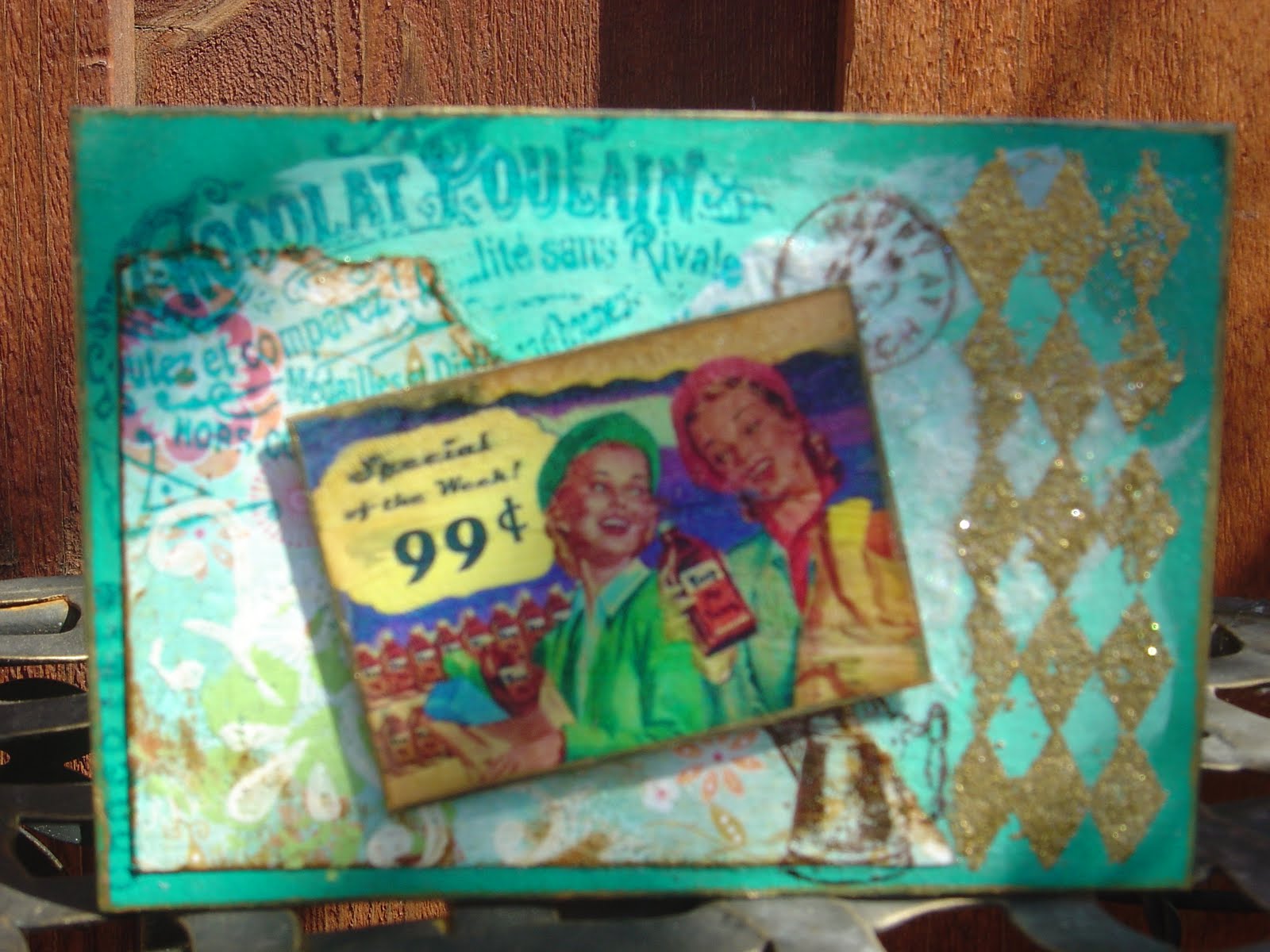 I Carrillo Designs Vintage Cookbook Postcard Your Paper Pantry