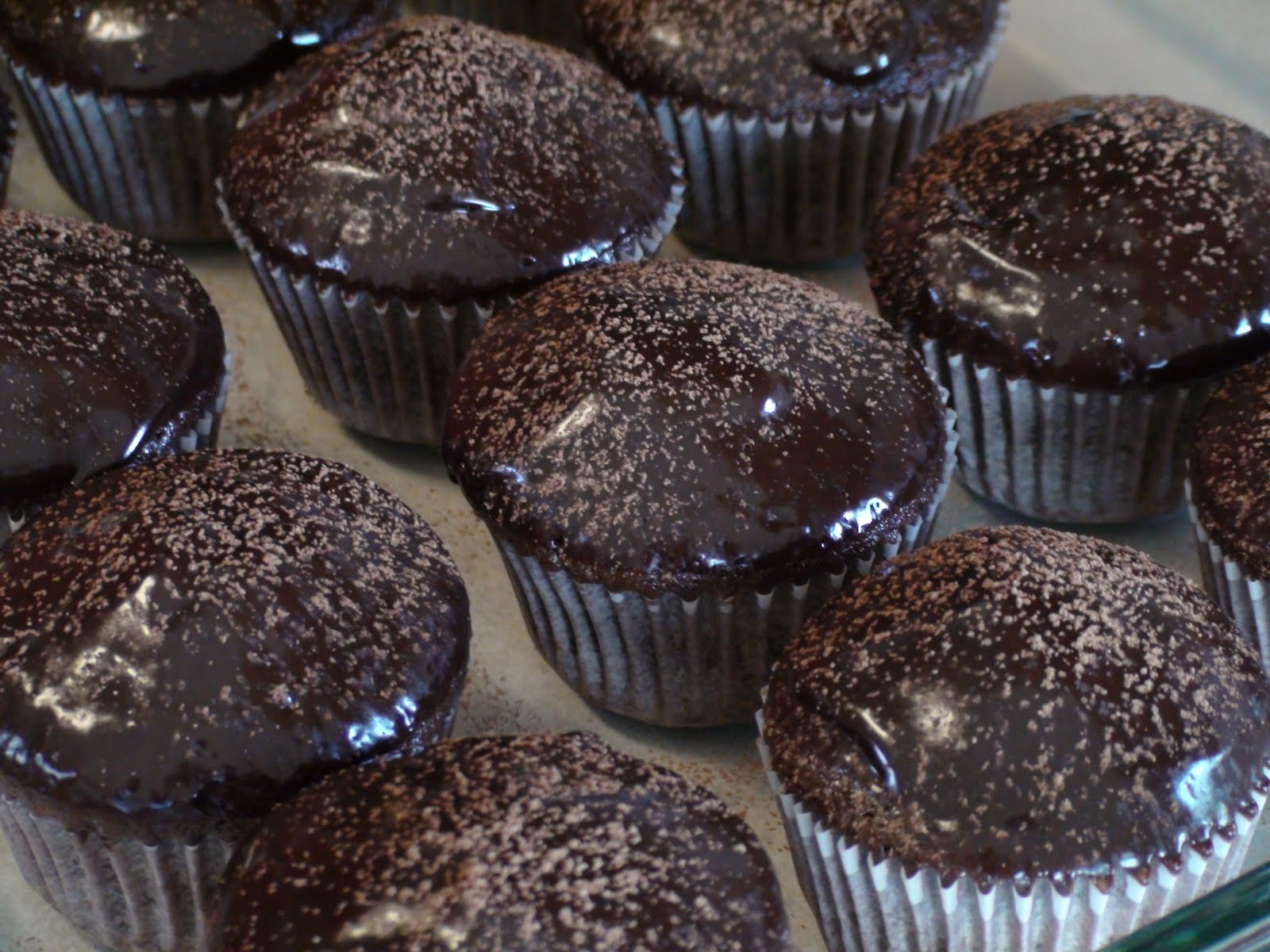 What's On My Plate Ina Garten's Chocolate Ganache Cupcakes